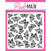 Pink and Main - 6 x 6 Embossing Folder - Pretty Butterflies