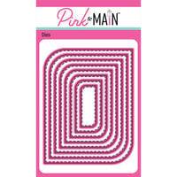 Pink and Main - Dies - Mod Stitched Rectangle