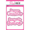 Pink and Main - Dies - Christmas Greetings