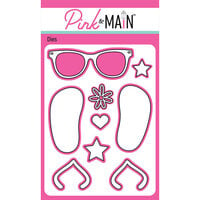 Pink and Main - Dies - Flip Flops and Shades