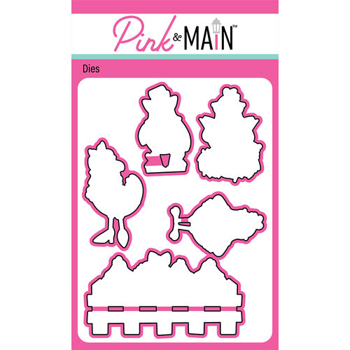 Pink and Main Just Chicken in dies