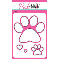 Pink and Main - Dies - Paw Prints