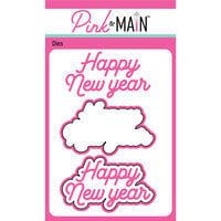 Pink And Main - Dies - Happy New Year Word