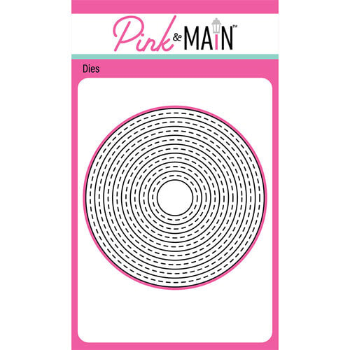 Pink and Main - Dies - Stitched Circles Frames