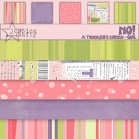 E-Kit Papers (Digital Scrapbooking) - No! A Toddlers Creed: Girl
