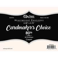 Paper Accents - Cardmakers Choice - Envelopes - 4.38 x 5.75 - Cream - 25 Pack