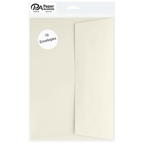 Paper Accents - Envelopes - 4.25 x 6.25 - Cream - 10 Pack