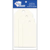 Paper Accents - Craft Tags - Assorted Sizes - Cream