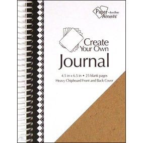 Paper Accents - Create Your Own Journal - 4.5 x 6.5 - Blank