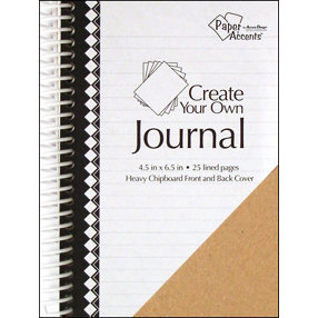 Paper Accents - Create Your Own Journal - 4.5 x 6.5 - Lined