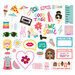 American Crafts - Life's a Party Collection - Ephemera with Foil Accents