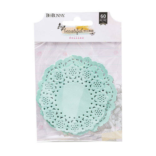 BoBunny - Beautiful Things Collection - Doilies - Teal