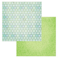 BoBunny - Willow and Sage Collection - 12 x 12 Double Sided Paper - Sage Wonder