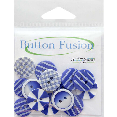 Buttons Galore - Button Fusion Collection - House Of Blues