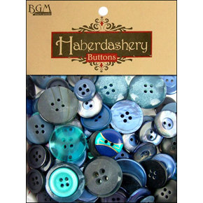 Buttons Galore - Haberdashery Buttons - Classic Blues