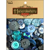 Buttons Galore - Haberdashery Buttons - Classic Blues