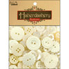 Buttons Galore - Haberdashery Buttons - Classic Ivory and Pearl