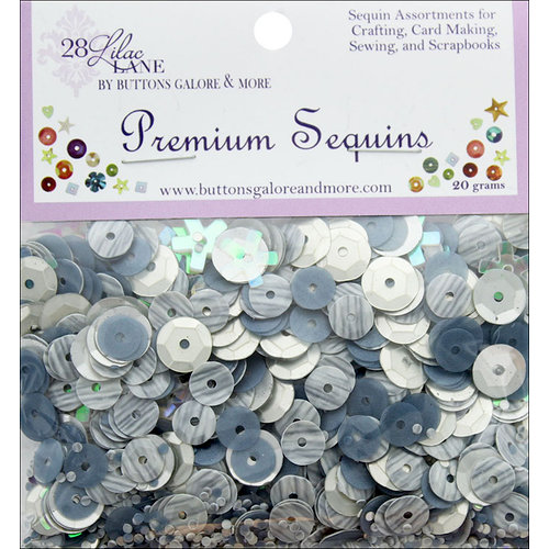 28 Lilac Lane - Premium Sequins - Silver Lining