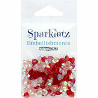 Buttons Galore and More - Sparkletz Collection - Embellishments - Love Hearts