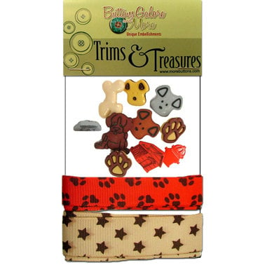 Buttons Galore - Trims and Treasures - Puppy Love