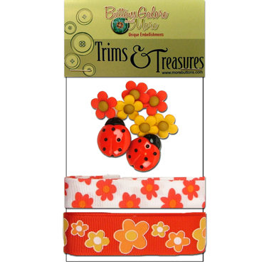 Buttons Galore - Trims and Treasures - Summer Blooms