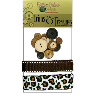 Buttons Galore - Trims and Treasures - Animal Instinct