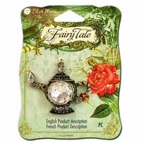 Blue Moon Beads - Fairy Tale - Metal Jewelry Pendant - Teapot