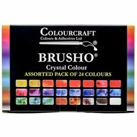 Colourcraft - Brusho - Crystal Colour - Set of 24