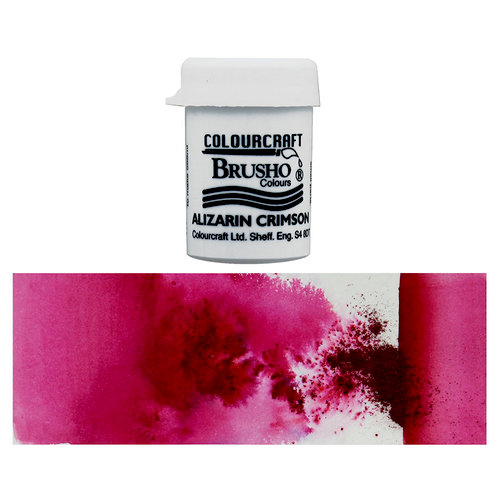 Colourcraft - Brusho - Crystal Colour - Alizarin Crimson