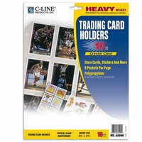 C-Line - Memory Book - Page Protectors - Trading Card Holders - 10 Pack