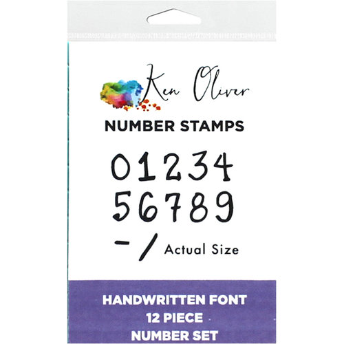 Ken Oliver - Pegz Clickable Stamp Set - Numbers