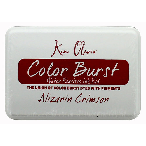 Ken Oliver - Color Burst - Water Reactive Ink Pad - Alizarin Crimson