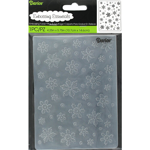 Darice - Embossing Folder - Snowflake Background