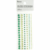 Darice - Bling Stickers - Rhinestone Round - Green