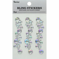 Darice - Bling Stickers - Iridescent Crystal