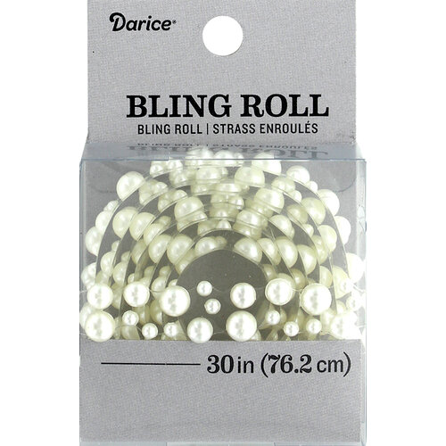 Darice - Bling Stickers - Roll - White Pearl