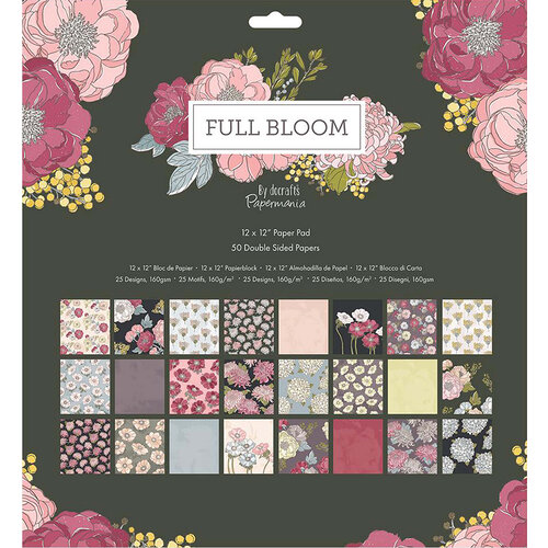 DoCrafts - Full Bloom Collection - 12 x 12 Paper Pad