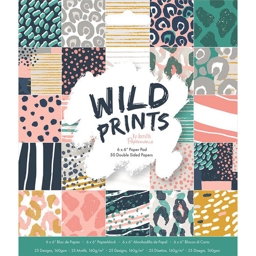 DoCrafts - Wild Prints Collection - 6 x 6 Paper Pad