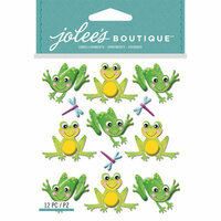 EK Success - Jolee's Boutique - 3 Dimensional Stickers - Repeat Cutesy Frogs