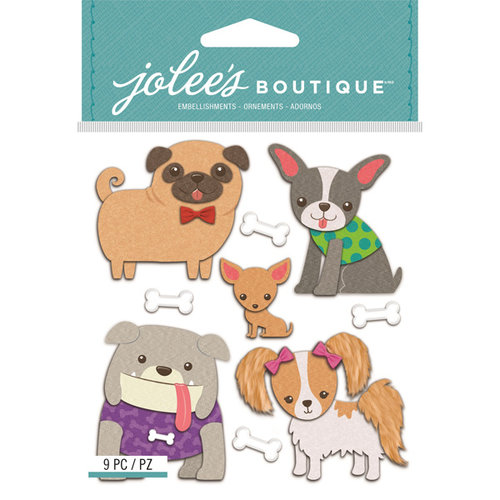 EK Success - Jolee's Boutique - 3 Dimensional Stickers - Doggies