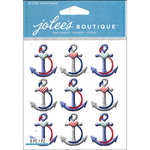 EK Success - Jolee's Boutique - 3 Dimensional Stickers - Anchors Repeat