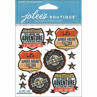 EK Success - Jolee's Boutique - 3 Dimensional Stickers - Repeat Travel Badges