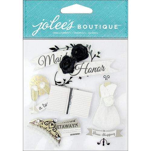 EK Success - Jolee's Boutique - 3 Dimensional Stickers - Maid Of Honor