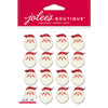 EK Success - Jolee's Boutique - Christmas - 3 Dimensional Stickers - Santa Face Repeats