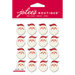EK Success - Jolee's Boutique - Christmas - 3 Dimensional Stickers - Santa Face Repeats