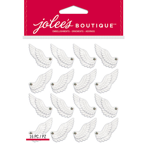 EK Success - Jolee's Boutique - Christmas - 3 Dimensional Stickers - Angel Wings Repeats