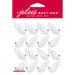 EK Success - Jolee's Boutique - Christmas - 3 Dimensional Stickers - Angel Wings Repeats