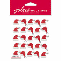 EK Success - Jolee's Boutique - Christmas - 3 Dimensional Stickers - Santa Hats Repeats