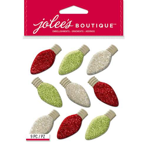 EK Success - Jolee's Boutique - Christmas - 3 Dimensional Stickers - Christmas Bulbs Repeats