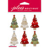 EK Success - Jolee's Boutique - Christmas - 3 Dimensional Stickers - Embellished Trees Repeats